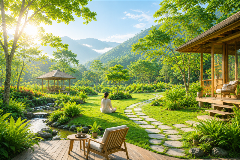 Nhà sàn mộc mạc