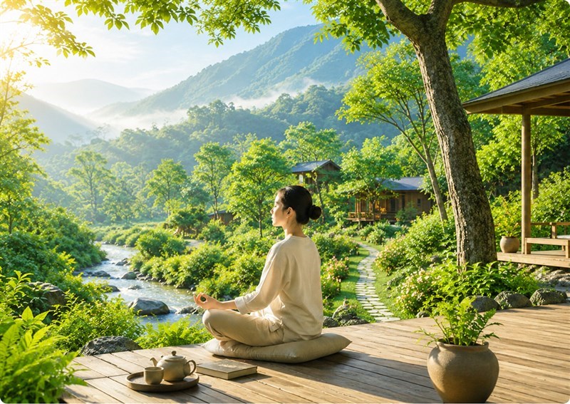 Bungalow riêng tư – Không gian nghỉ dưỡng chữa lành giữa thiên nhiên